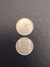 Lot 2 x 10 Francs 1948 1949 -