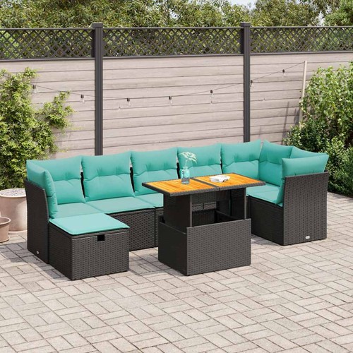 Salon jardin 8pcs avec - de,
