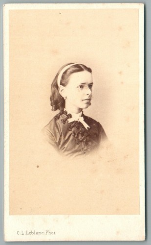 Cdv 1870 jeune fille - cdv,