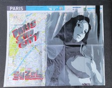 Peinture sur Plan de métro graffiti street art