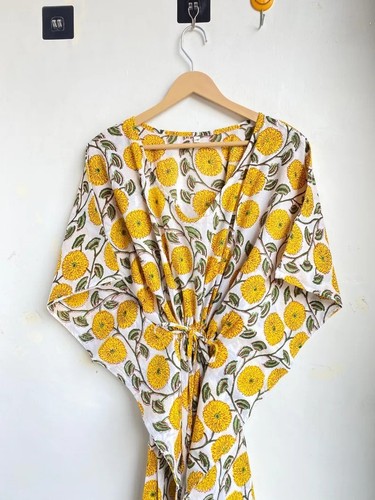 100 coton caftan indien fait - caftan,