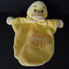 *. DOUDOU MARIONNETTE  Eveil et Tendresse CMP CANARD COIN COIN JAUNE EXC. ETAT