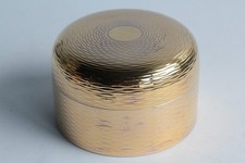 HERMES Boite ronde argent