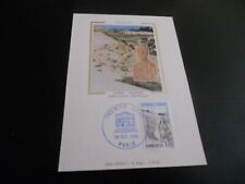 carte postale premier jour 1985 unesco tunisie carthage