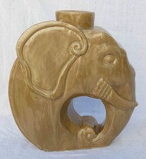 Vietnam Vase Eléphant Ecole des Beaux-Arts BIEN HOA Saigon Indochine Art Déco