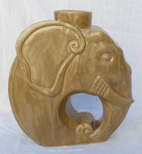 Vietnam vase eléphant ecole - vase,