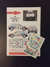 DECALS 1/43 VW VOLKSWAGEN GOLF