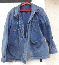 Veste bleu de travail vintage taille 40 utilisée