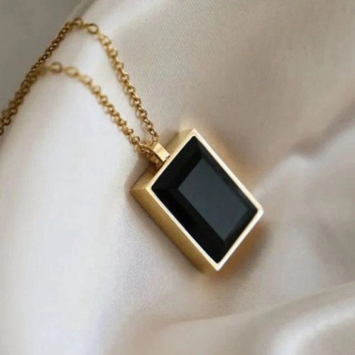Collier onyx noir - onyx,