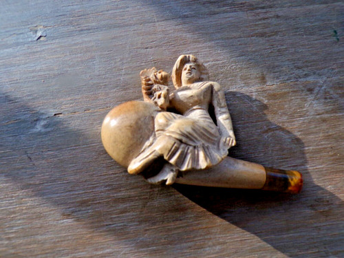 Pipe sculptée écume de - pipe,
