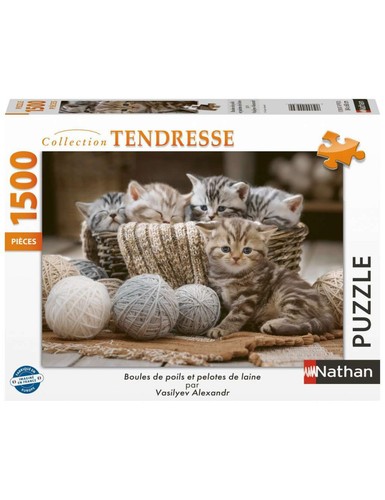 Puzzle 1500 boules poils - p, de
