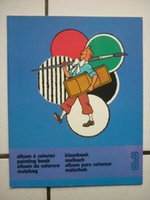 TINTIN  /  ALBUM A COLORIER  /