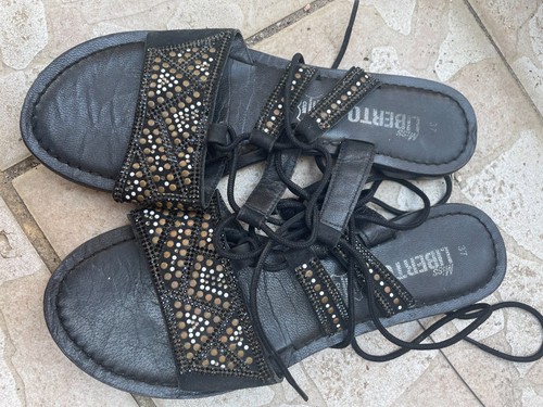 Sandales noires miss liberto - sandales,