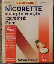 Nicorette Gum 4mg Fruit Chill