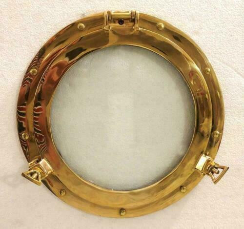 Hublot 5cm laiton brillant - 30.5cm,
