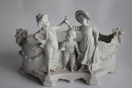Jardinière porcelaine biscuit - porcelaine,