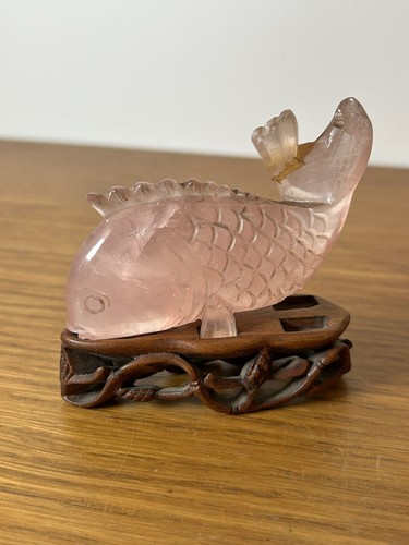 Statuette pierre dure quartz - pierre,