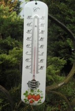 THERMOMETRE EMAILLE 25cm 1ER