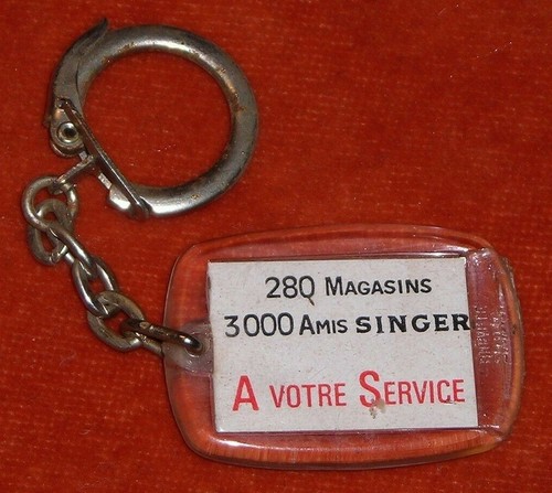 Porte clés singer - ce, qu'