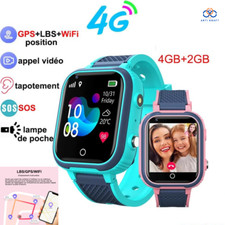 Montre  intelligente pour Enfants  écran Tactile 4G SOS GPS Appel Vidéo message