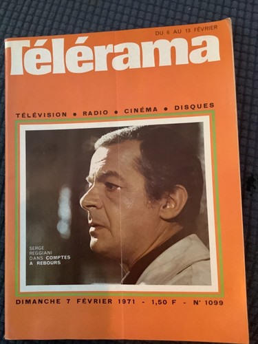 Télérama 1099 1971 serge - télérama,