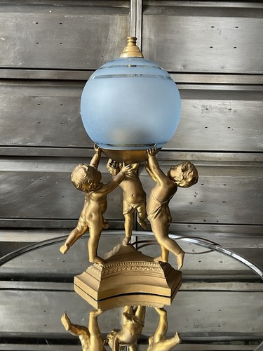 Déco vintage lampe ancienne - lampe,