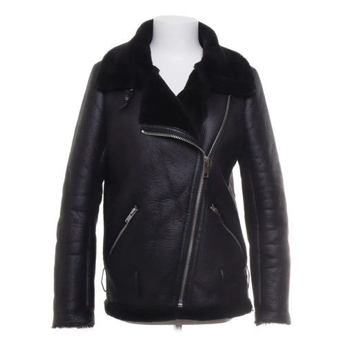 Zara veste shearling femmes - veste, shearling,