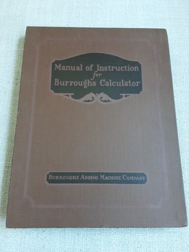 Vintage manual instruction - of,