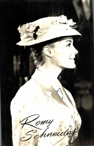 Romy schneider carte - carte, postale