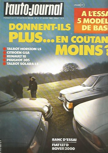 Auto journal 06 talbot - n°06,