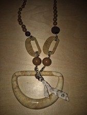Collier Sautoir Bakelite 