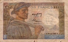 P.99f - 10 Francs Mineur type