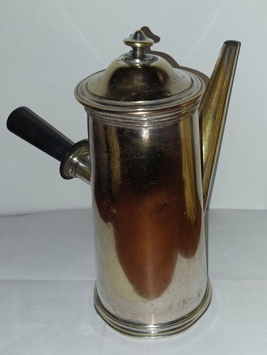 Chocolatiere laiton argente - laiton,