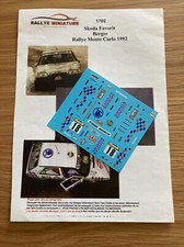 DECALS 1/43 SKODA FAVORIT