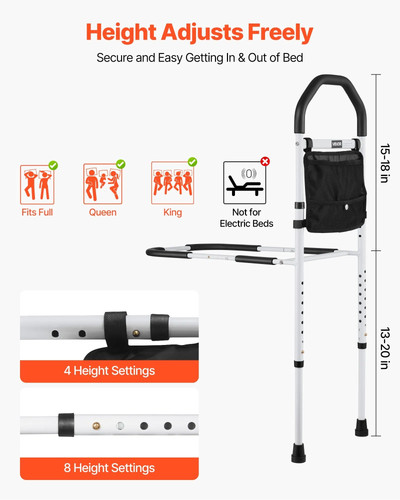 Bed rail for elderly - bed, elderly,