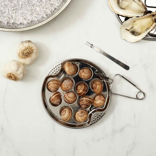 Assiette pour escargots 12 - pour,