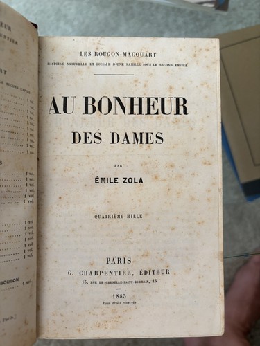 Zola bonheur des - zola,