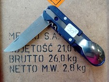 couteau tatoo bleu bivouac