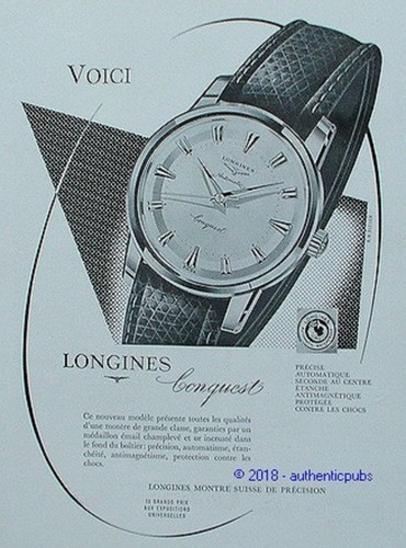 Publicite longines montre - publicite,