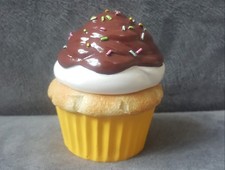 Moule Silicone Boîte Cupcake 3D Gâteau Bougie Bougeoir pour Plâtre Cire Savon