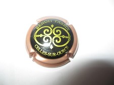 1 capsule de champagne Tassin Benoit N°4 noir contour rosé