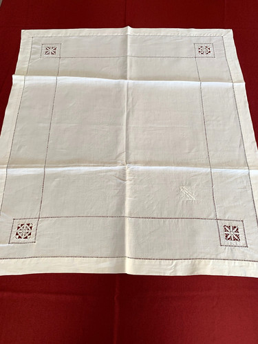 Nappe thé ancienne - nappe, à