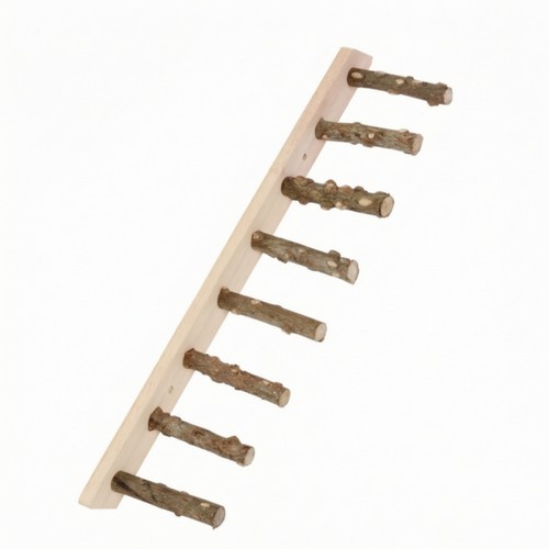 échelle bois naturel - bois,