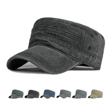 Casquette armée commando militaire officier camping Réglable Noir Bleu Kaki