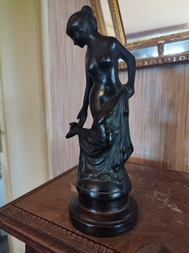 Statuette bronze femme - statuette, en