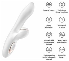 Vibro rabbit, "Satisfyer G-Spot", Ondes de pression & Vibrations, Neuf