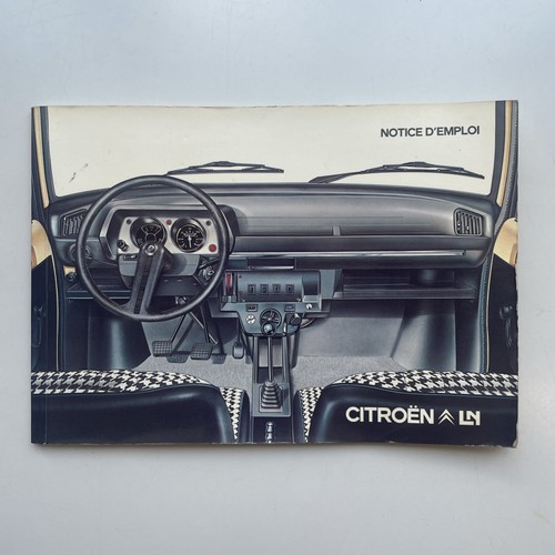 Ancienne brochure automobile - ancienne,
