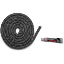 Kit de Joint Rond 8mm pour Poêle, Insert, Four (2M50 + Colle Haute Température)