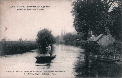 Cpa rivière thibouville - 27, la