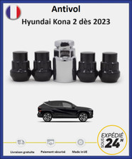 Ecrous antivol de roues noir Hyundai Kona 2 (SX2) dès 2023